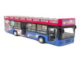 132 Doubledecker Seyahat Turist Otobüs Koleksiyonu Aracı Soundlight Toys284W