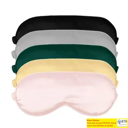 drop 3D Silk Sleep Mask Natural Sleeping Eye shade Cover Shade Patch Soft Portable Blindfold Travel