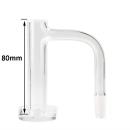 Full Weld Beveled Edge Contral Tower Smoking Quartz Banger 2.5mm Wall 16mmOD Seamless Welded Quartz Nails For Glass Water Bongs Dab Rigs Pipes