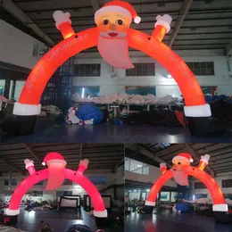 inflatable Activities 26ft 8m Christmas archway outdoor candy gift box entrance arch for holiday decoration