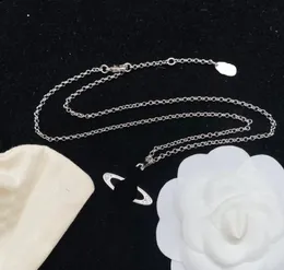 Mode Silber Kette Diamant Anhänger Halskette Luxus Schmuck Frau Party Hochzeit Verlobungsgeschenk