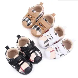 Erste Walkers Mode Leder Baby Casual Shoes Anti Slip Handmade Neugeborenen Boy Schuh 0-18 Monate 306t