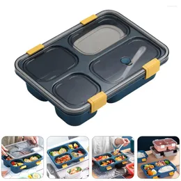 Dinnerware Sets 2pcs Bento Box For School Meal Prep Containers Divided Lunchbox Container Lunch Storage