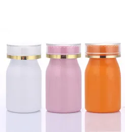 Imballaggio farmaceutico della bottiglia della medicina di plastica dell'ANIMALE DOMESTICO da 100ml con il coperchio della prova dei bambini per la piccola bottiglia della pillola dei prodotti sanitari