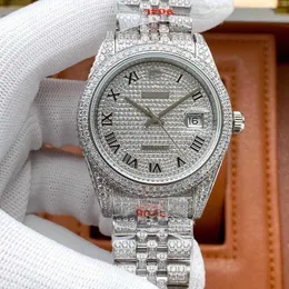 MoissaniteWristWatches VVS1 Diamond Watch Męskie zegarek 41 mm y Automatyczne importowane maszyny 3255 STALS STAL STAL Case WristWatchrv6d2023