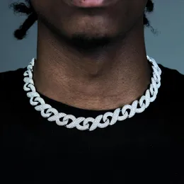 Halsband Hohe Qualität Hip Hop Männer Junge Schmuck Micro Pave 5A Cz Infinity Cuban Link Kette Halskette 18" 20" 22" 24"