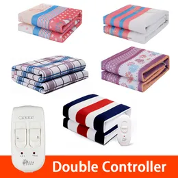 Electric Blanket Thicker Heater Single Double Body Warmer 150x180cm Heated Thermostat for bed blind box 221119