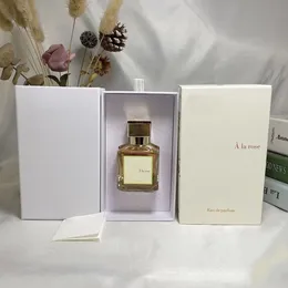 여성 향기 70ml EDP eau de parfum 스프레이 디자이너 향수를위한 라 로즈 향수 쾰른 더 오래 지속되는 유쾌한 향수 gfts 도매 드롭 스쉽