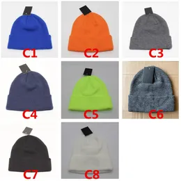 Chapéu de malha de cor sólida chapéus de inverno para homens mulheres capitões de gorjeta gorra gorra de outono de outono