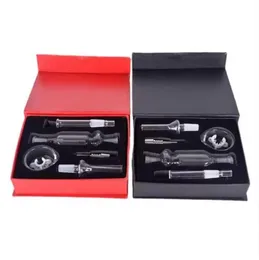 Rauchzubeh￶r 10mm Mikro NC Shisha Nektarsammler Kit Edelstahl Tipp Glasschale f￼r Wasserrohr kleine ￖlbohrinseln