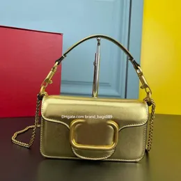 Torebki z osłonami torby torby torby na ramię Crossbody Womenka 7A wysokiej jakości przesuwane metalowe łańcuch ramię wyjmowane ręczne pasek klapa krzyżowa palety portfel