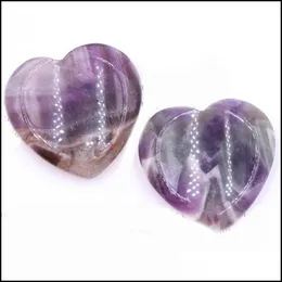 Chakra de cura de pedra Love Heart Bolso Palmão Opalita Preocupação Pedra para ansiedade Reiki Ncing Rocks Gemstone Farmhouse Kitchen Home gota D Dhvbm