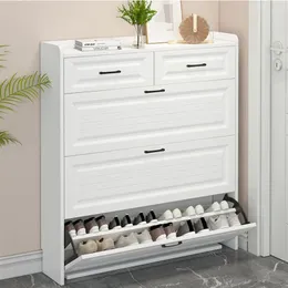 Clothing Storage Household Tipping Bucket Multilayer Shoe Cabinet Doorway Large-capacity Entrance Modern Rack