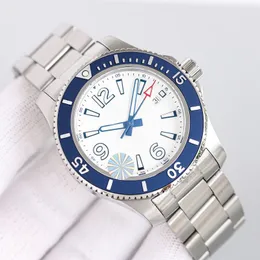 남성 시계 42mm 자동 기계 운동 부티크 시계 남성용 스테인리스 스틸 방수 손목 시계 비즈니스 손목 시계