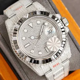 2023Wristwatches Diamond Mens Watch Automatic Mechanical Watch Sapphire 41mm Fashion Busins Wristwatch Waterproof Carey Crafted Montre de Lu