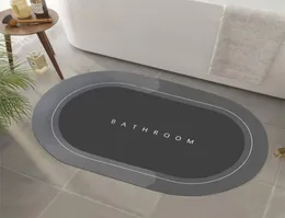 سوبر ماصة الحمام حصيرة مضادة للاستحمام الجانبية وسادة القدم مدخل الحصير الأرضية الحمام السجاد قابلة للغسل