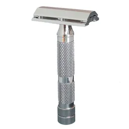 Razors Blades DSCOSmetic S9 Parallellhuvud 316L Rostfritt stål Double Edge Safety Razor 221119