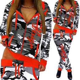 Женские штаны с двумя частями Zogaa 2 Set Women Собственные спортивные спортивные костюмы. Пуловые верхние рубашки трусцовые костюмы печатные толстовки с капюшоном для спортивной одежды с капюшоном
