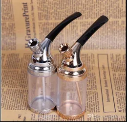 Smoking Pipes New Water Filter Gold Pipe High Efficiency Healthy Men's Portable Copper Dual-use Bucket