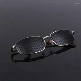 Sunglasses Frames Metal Pinhole Glasses Exercise Eyewear Eyesight Improvement Vision Training