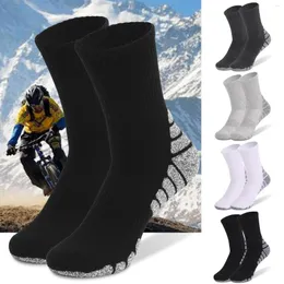 Erkek Çoraplar 4 Çift Orta Tüp Kayak Kış Kaldırıcı Sıcak Açık Spor Yürüyüşü Dağcılık