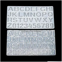 Baking Moulds Diy English Letter Number Molds Figure Mod Baking Tools Fondants Mold Cakes Decorating Supplies Bakeware 10 2Bj C2 Dro Dh71Q