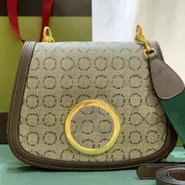 Gerçek Ayna Kalitesi Tasarımcısı Blondie Crossbody Bag Tuval Omuz Kayışları Erkek Kadın Haberci Çanta Messenger Çantalar Lüks Lady Bags Klasik Orijinal Deri