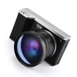 Cattura ogni momento con una nitidezza straordinaria con la nostra fotocamera digitale Ultra HD da 4 pollici: 24 MP, 1080P, zoom ottico 12X, reflex con schermo di stampa IPS