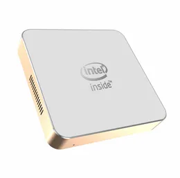gaming Mini PC AK7 Intel Celeron J3455 up to 23GHz Win10 4G64G Computer Dual Display 4K HD Bluetooth 40 gold
