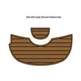 2004-2005 Cobalt 200 Plataforma de natação Págs de pó Boat Eva Foam Teak Deck Floor tapete