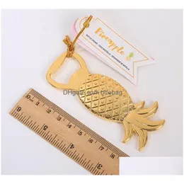 Openers Originality Fruits Modelling Openers Household Restaurant Pineapple Shaped Lovely Metal Beer Bottle Opener 2 2Lt J2 Drop Del Dh3Zl