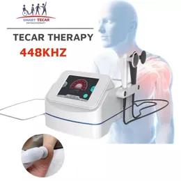 Smart Tecar Physiotherapy Health Gadgets Diathermy CET RET Therapy Machine With 448KHz for Pain Relief and Cellulite Reduce