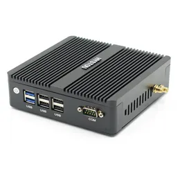 Hystou Mini PC H3ファンレスx86ファイアウォールスモールCPU J3160 Quad Core 16GHz Linux SystemデュアルLAN 24G WiFiデスクトップPCコンピューター