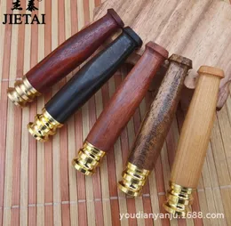 Курительные трубы Сандаловый древесина чистящий циркулирующий фильтр держатель сигарет с твердым древесиной курильщики с двойным использованием