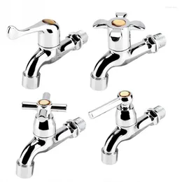 Bathroom Sink Faucets ABS Washing Machine Faucet Basin Water Tap With Single Spout Handle Corner Wall Mount Bath Toilet Mop Pool Taps