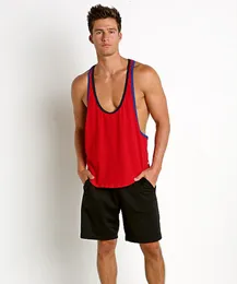 Herrtankstoppar Sommarkl￤derstrand Vest Sports Fitness Stark och stilig ren bomull PLUSSIZE 221122