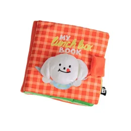 Dog Toys Chews Treat Dispensing Interactive Puppy Plush Book Style Squeaky Snuffle Pad for Medium s Kill Time 221122