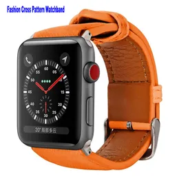 Fashion Leather Bands Straps Compatible with Apple Watch Band 38mm 40mm 41mm 42mm 44mm 45mm 49mm Pu Leathers Retro Rem Män kvinnor Iwatch Ultra Serie 8 7 6 5 4 3 2 1 SE