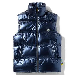 Gilet da uomo inverno uomo gilet spesso caldo gilet luminoso antivento impermeabile abbigliamento maschile streetwear oversize 6XL 7XL 8XL 221122