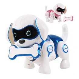 RC Robot Gest Sensor Multifunktion USB Laddar Children S Toy With Music Dog Education S 221122