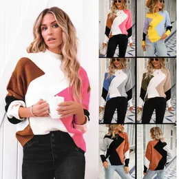 2022 Winter Pullover Women's Women Sweater Long Sleeve Round Neck Street Street Street Sterts Barge Steps Tops