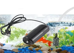 Bombas de aire Accesorios Acuario oxígeno Bomba de aire Tistón de pescado USB USB Compresor de aire silencioso Ayerador Portable Mini Aquario de Oxigenador Pequeño Pequeño
