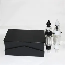 Rökningstillbehör Nektar Kit Birdcage NC med Titanium Quarzt Tips Nail Proterable Dab Rig Pipes Glass Bong