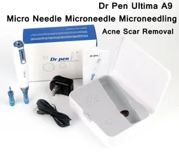 Tillbehörsdelar Dr Pen A9 Microneedle System Wireless Auto Electric Microneedle Roller Mts Dermastamp Permanent Microblading Tattoo Nålar Acne SCRE Borttagning