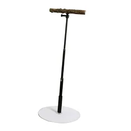 Andra husdjurstillbeh￶r T Stand Parrot Training Playstand med Base Bird Perch f￶r Finch Parakeet 221122