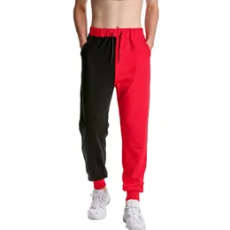 Tute da uomo Colore Pantaloni lunghi sportivi abbinati a tasche Legatura traspirante Pantaloni a piede Tether Chinos Uomo 221122