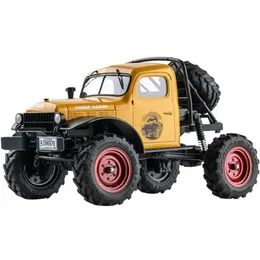 Electric RC Car Fms FXC24 POWER WAGON RTR 12401 1 24 2 4g 4wd Rc Crawler Led Lights Off road Truck Vehicles Models Toys 221122