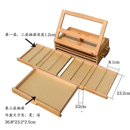 Autres Meubles Art Réglable Artiste Hêtre Table En Bois Croquis Boîte Chevalet 3Der Portable 660 S2 Drop Delivery Maison Meubles De Jardin Dhw6Y