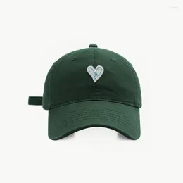 Top Caps Moda Açık Kalp Nakış Beyzbol Kapağı Erkekler için Kadın Kamyoncu Şapkalar Ayarlanabilir Sokak Hip Hop Snapback Gorras