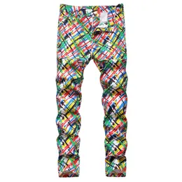 Women's Jeans 569 Loose Straight Male Casual Mid Waist Tight Jeans Pant Multicolour Print Zipper Fly Pocket Pencil Pant Trousers Boy 12 221122